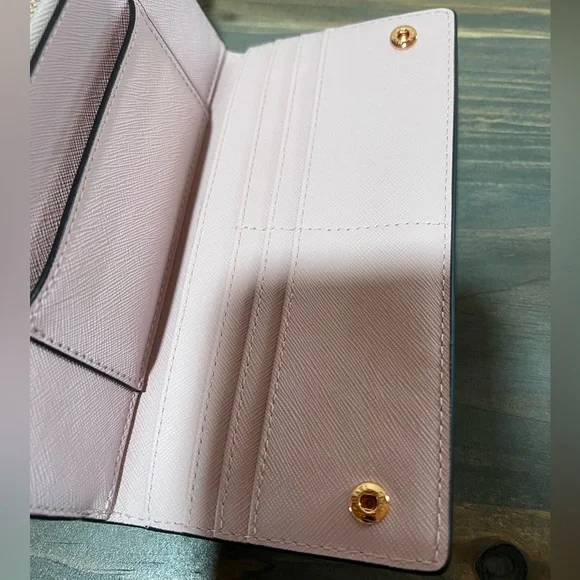 ✨🏷️SALE✨NWT Michael Kors Jet Set Lg Carryall Bifold Wallet w/ Card Case, Blossom - Picture 9 of 12